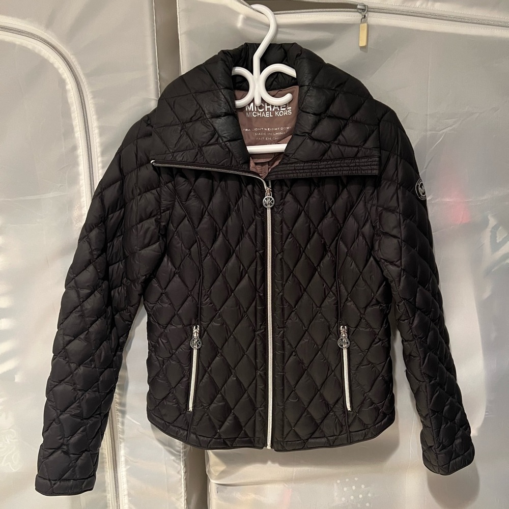 Michael Kors down jacket.